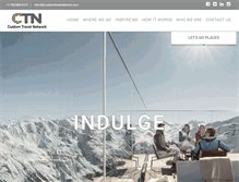 Tablet Screenshot of customtravelnetwork.com